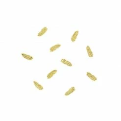 1688 Tiny Feathers / Gold Charms
