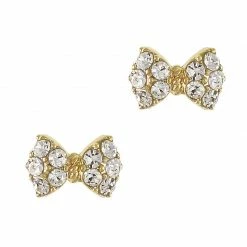 Daily Charme Princess Bow / Swarovski Charm / Gold / Clear Crystal Wedding Season