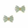 Daily Charme Charms Princess Bow / Swarovski Charm / Gold / Pacific Opal