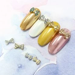 Daily Charme Princess Bow / Swarovski Charm / Gold / Paradise Shine