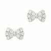 Daily Charme Princess Bow / Swarovski Charm / Silver / White Opal