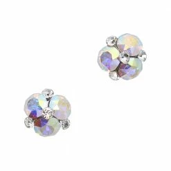 Daily Charme Wedding Season Crystal Cluster / Swarovski Charm / Silver / AB