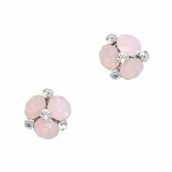 Daily Charme Best Sellers Crystal Cluster / Swarovski Charm / Silver / Rose Water Opal