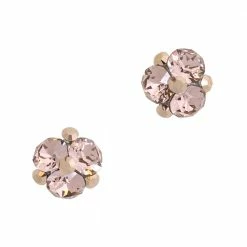 Daily Charme Crystal Cluster / Swarovski Charm / Silver / Vintage Rose Best Sellers