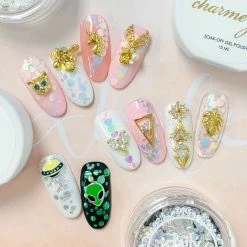 Daily Charme Gatsby Art Deco Point / Zircon Charm / Gold