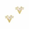 Daily Charme Gatsby Art Deco Point / Zircon Charm / Gold