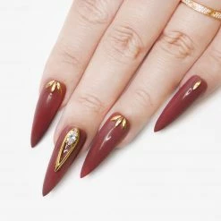 Daily Charme Lustrous Stiletto / Zircon Charm / Gold