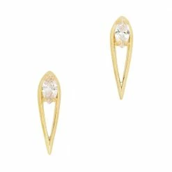 Daily Charme Lustrous Stiletto / Zircon Charm / Gold
