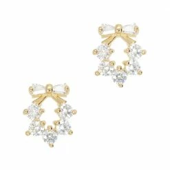 Daily Charme Jeweled Wreath / Zircon Charm / Gold