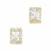 Daily Charme Gilded Rectangle / Zircon Charm / Gold Charms