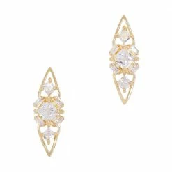 Daily Charme Elvish Ornament / Zircon Charm / Gold