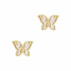 Daily Charme Charms Airy Butterfly / Zircon Charm / Gold