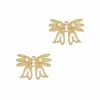 Daily Charme Celebration Bow / Zircon Charm / Gold
