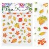 1688 Embossed 3D Nail Art Sticker / Fall Leaves