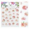 1688 Embossed 3D Nail Art Sticker / Romantic Roses
