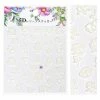 1688 Embossed 3D Nail Art Sticker / Enchanted Roses