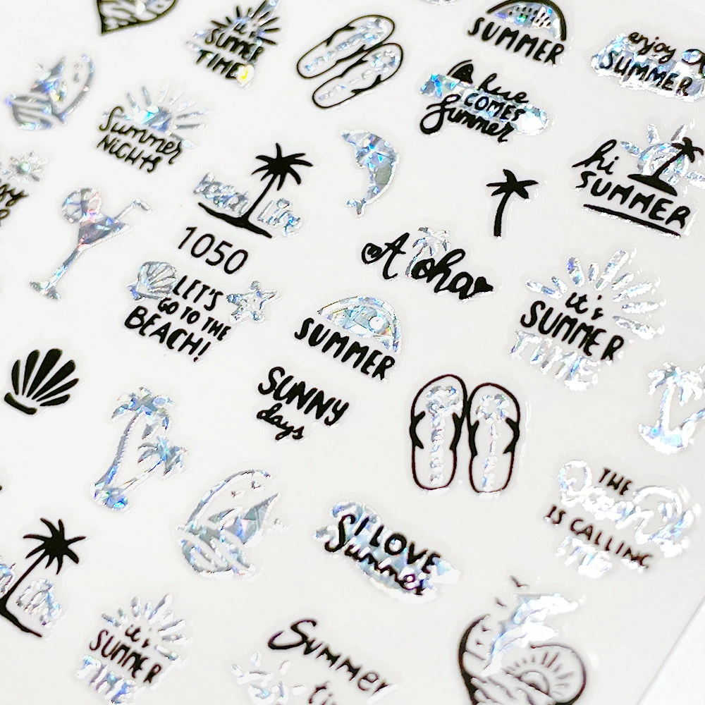 1688 - MeiCaiLin Chic Nail Art Sticker / Summer Vibes Summer Nails 2 1688 - MeiCaiLin Chic Nail Art Sticker / Summer Vibes Summer Nails