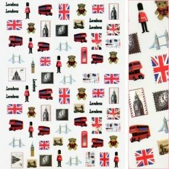 1688 - MeiCaiLin Chic Nail Art Sticker / Union Jack