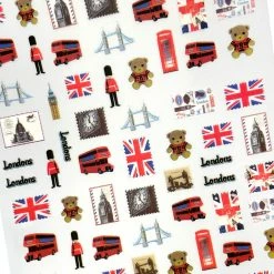 1688 - MeiCaiLin Chic Nail Art Sticker / Union Jack