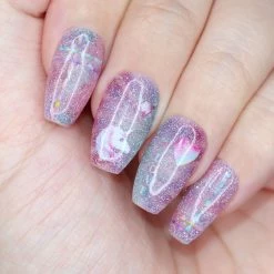 Tensor Chic Nail Art Sticker / Pastel Tweed
