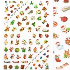 1688 - MeiCaiLin Holiday Cute Nail Art Sticker / Joy