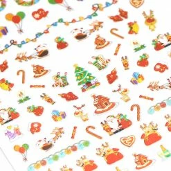 1688 - MeiCaiLin Holiday Cute Nail Art Sticker / Party Candy Nails - 20% Off