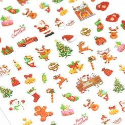 1688 - MeiCaiLin Holiday Cute Nail Art Sticker / Merry