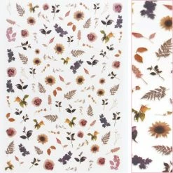 1688 - MeiCaiLin Floral Nail Art Sticker / September