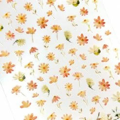1688 - MeiCaiLin Floral Nail Art Sticker / Princess Daisy