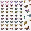 Julia Best Sellers Holographic Butterfly Nail Art Sticker / Le Papillon