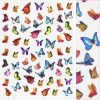 1688 - MeiCaiLin Holographic Butterfly Nail Art Sticker / Vibrant