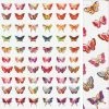 1688 - MeiCaiLin Holographic Butterfly Nail Art Sticker / Eclipse