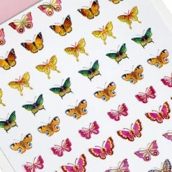 1688 - MeiCaiLin Holographic Butterfly Nail Art Sticker / Eclipse