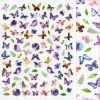 1688 - MeiCaiLin Holographic Butterfly Nail Art Sticker / Provence Summer Nails