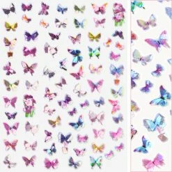 1688 - MeiCaiLin Holographic Butterfly Nail Art Sticker / Dreamy