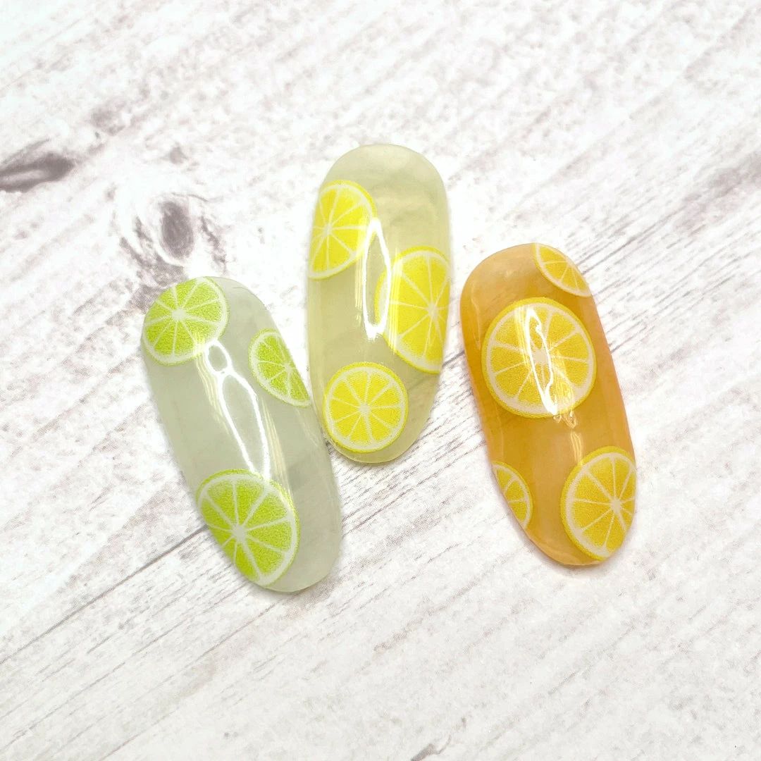 Tensor Summer Nails Kawaii Nail Art Sticker / Citrus & Marble 2 Tensor Summer Nails Kawaii Nail Art Sticker / Citrus & Marble