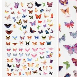 1688 - MeiCaiLin Trendy Butterfly Nail Art Sticker / Mythical