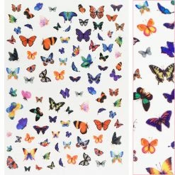 1688 - MeiCaiLin Trendy Butterfly Nail Art Sticker / Tropical