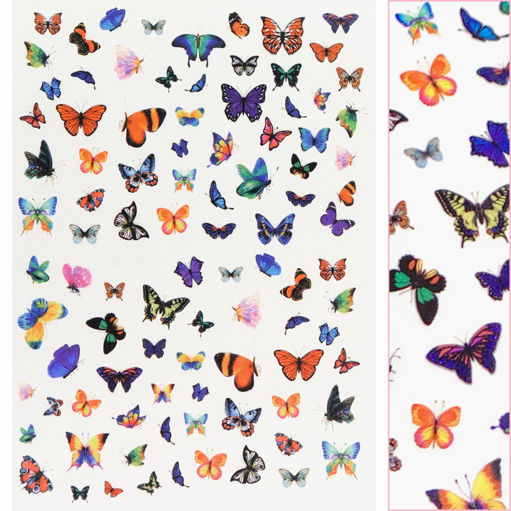 1688 - MeiCaiLin Trendy Butterfly Nail Art Sticker / Tropical 1 1688 - MeiCaiLin Trendy Butterfly Nail Art Sticker / Tropical