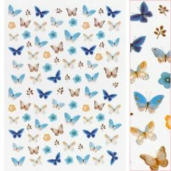 1688 - MeiCaiLin Trendy Butterfly Nail Art Sticker / Vintage Best Sellers