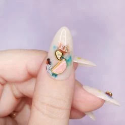 Tensor Marble Nail Art Sticker / Ink Wash Marble Summer Nails