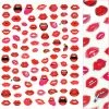1688 - MeiCaiLin Valentine Nail Art Sticker / Hot Lips