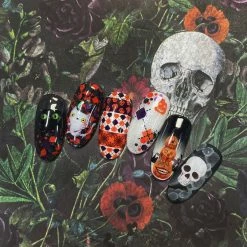 Tensor Spooky Halloween Nail Art Sticker / Wicked Patterns