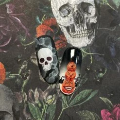 Tensor Spooky Halloween Nail Art Sticker / Creepy Faces