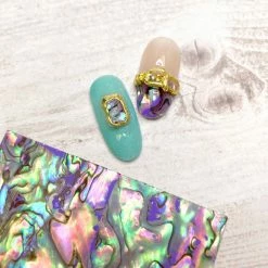 1688 Natural Shell Sheet Sticker / Purple Paua