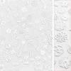 Tensor 3D Embossed Nail Art Sticker / Crochet Flowers