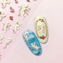 Tensor 3D Embossed Nail Art Sticker / Baroque Angel