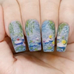 Tensor New Arrivals Floral Nail Art Sticker / Water Lilies