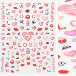 Tensor Valentine Nail Art Sticker / With Love