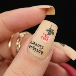 Tensor New Arrivals Floral Nail Art Sticker / Antique Roses